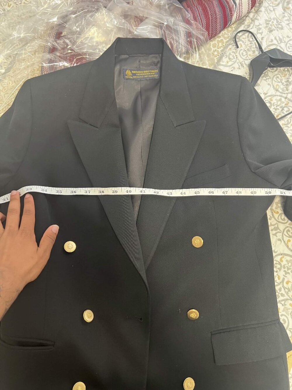 Brooks Brothers 1818 100% Pure Wool Made in USA Blazer PRISTINE Dry Cleaned